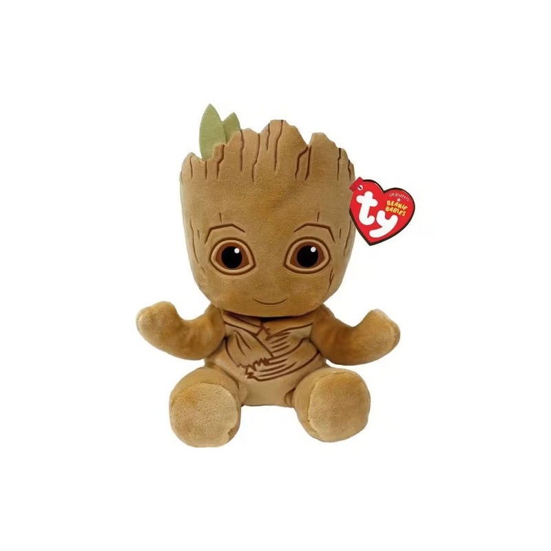 TY BEANIE BABIES ΛΟΥΤΡΙΝΟ MARVEL: GROOT 15 ΕΚ.