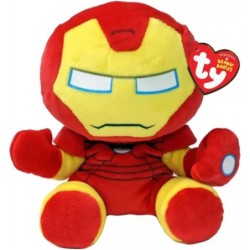 TY BEANIE BOOS ΛΟΥΤΡΙΝΟ MARVEL: ΧΝΟΥΔΩΤΟ FLOPPY IRON MAN 15ΕΚ