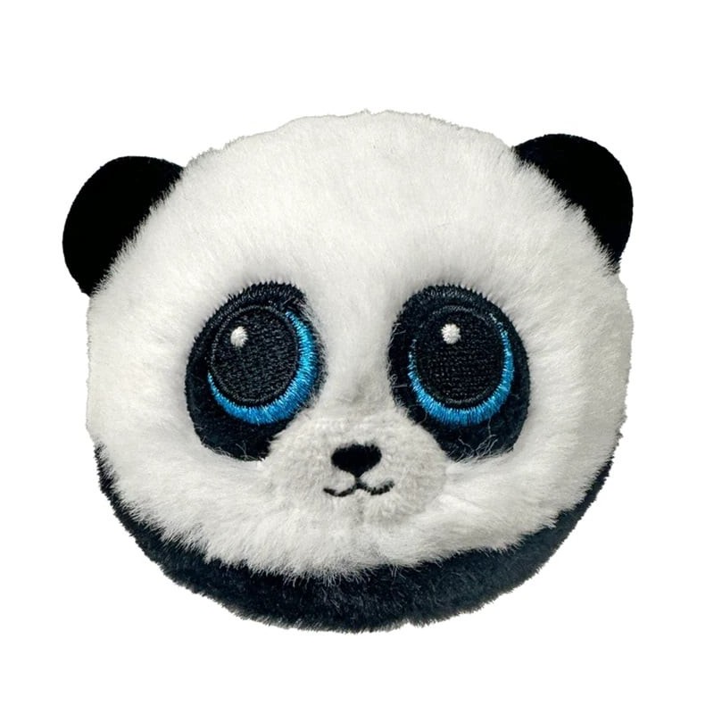 TY ΧΝΟΥΔΩΤΟ ΜΠΑΛΑΚΙ BEANIE BOUNCERS: CHECKERS ΠΑΝΤΑ ΑΣΠΡΟΜΑΥΡΟ