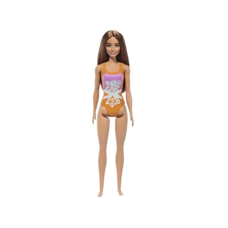 BARBIE BEACH DOLL ΚΟΥΚΛΑ ΜΕ ΠΟΡΤΟΚΑΛΙ ΜΑΓΙΟ - HPV21