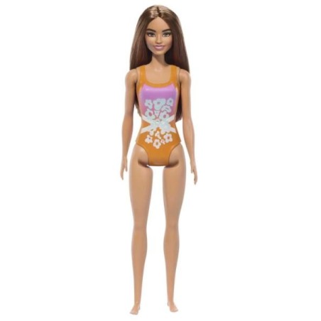 BARBIE BEACH DOLL ΚΟΥΚΛΑ ΜΕ ΠΟΡΤΟΚΑΛΙ ΜΑΓΙΟ - HPV21