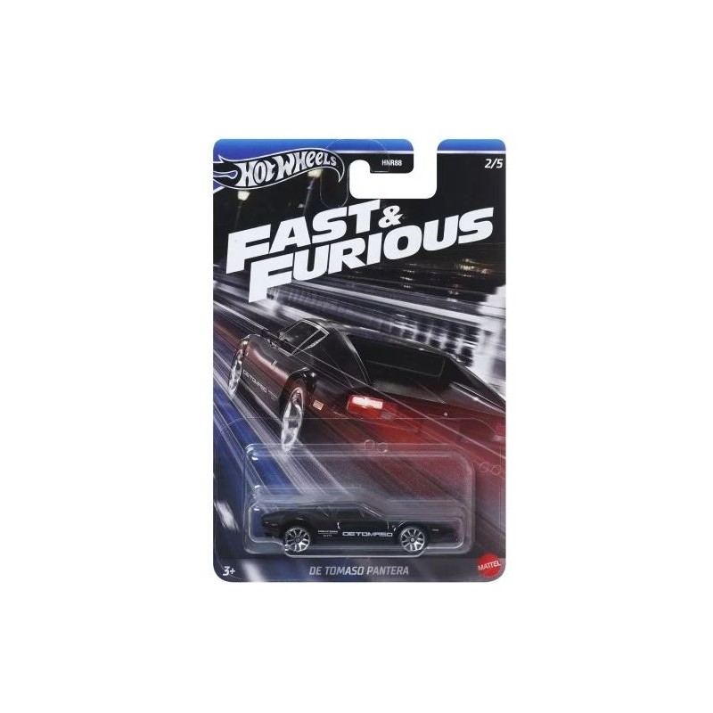 HOT WHEELS FAST   FURIOUS - 1972 DE TOMASO PANTERA - HRW52