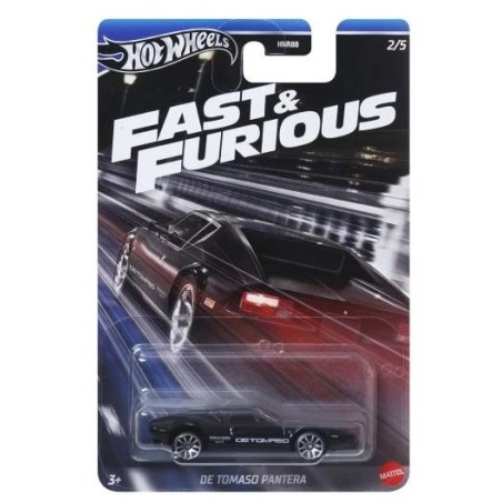 HOT WHEELS FAST   FURIOUS - 1972 DE TOMASO PANTERA - HRW52