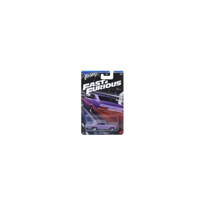 HOT WHEELS FAST   FURIOUS - 1966 CHEVY IMPALA- HRW53