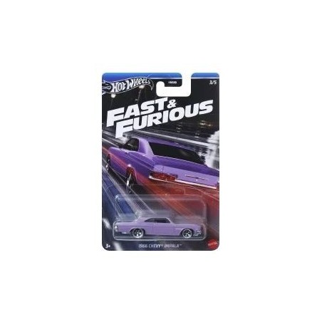 HOT WHEELS FAST   FURIOUS - 1966 CHEVY IMPALA- HRW53
