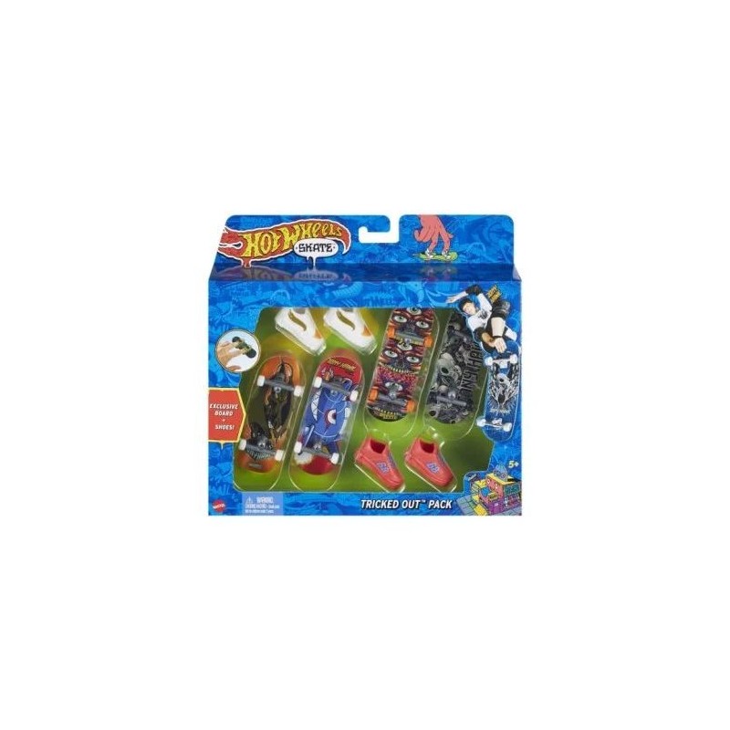 HOT WHEELS SKATE   ΠΑΠΟΥΤΣΙΑ - TONY HAWK HALF PIPE PACK - HVM14